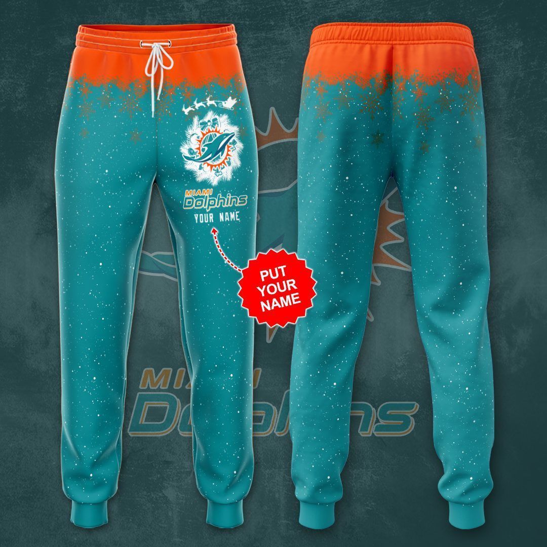 Personalized Miami Dolphins Unisex Sweatpants For Fans SW325