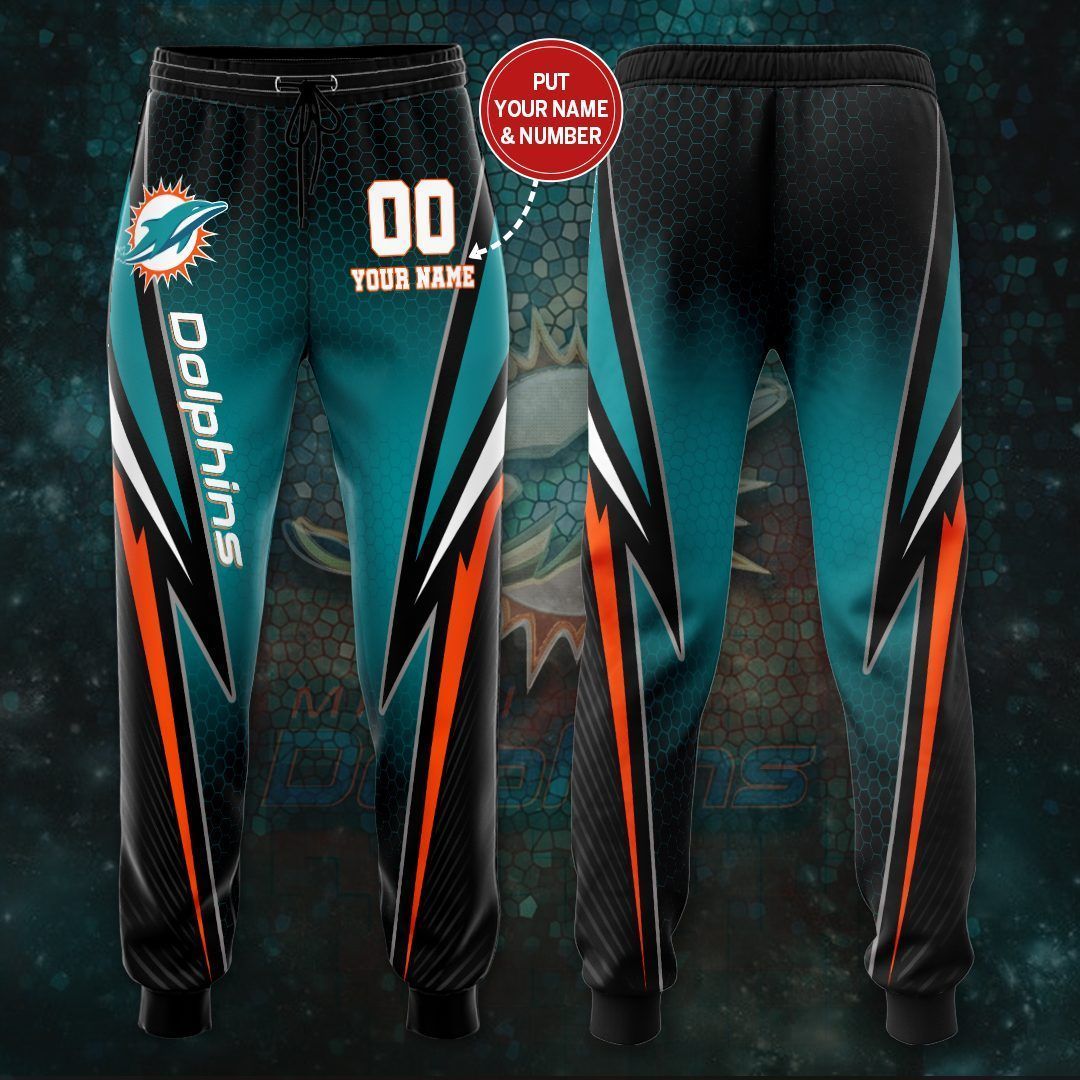 Personalized Miami Dolphins Unisex Sweatpants For Fans SW459