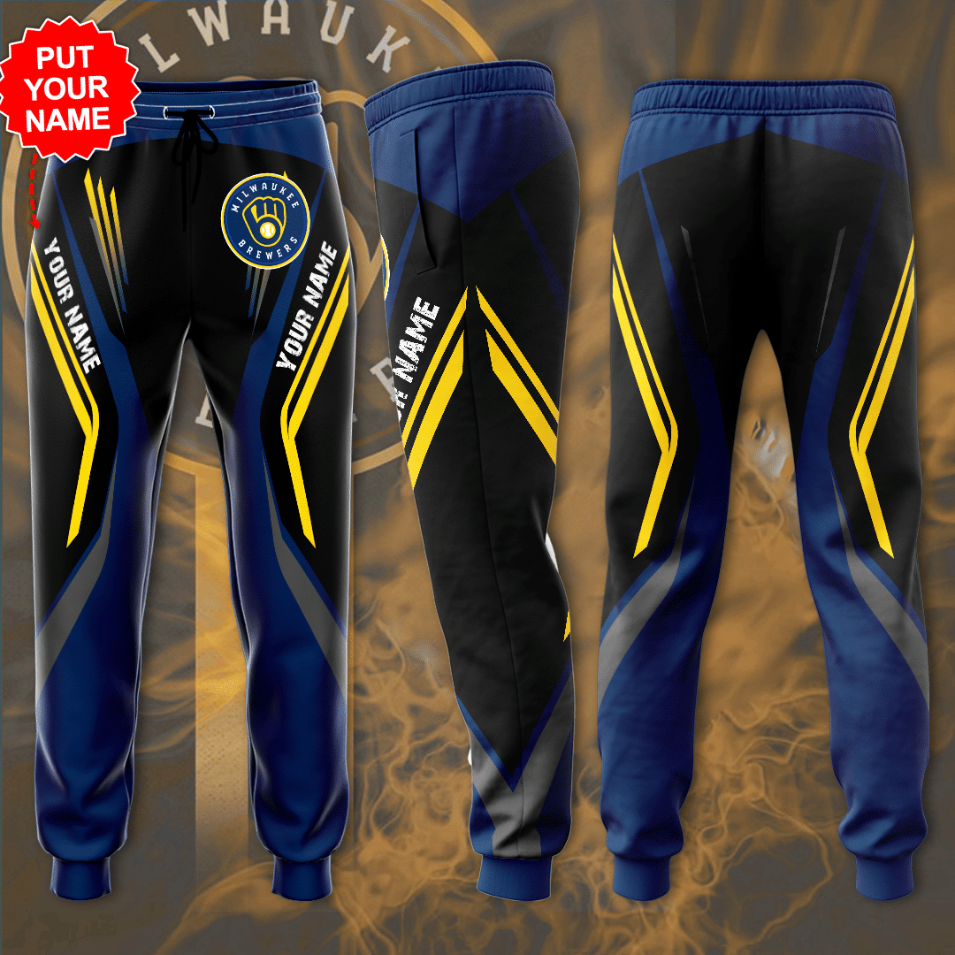 Personalized Milwaukee Brewers Unisex Sweatpants For Fans SW180