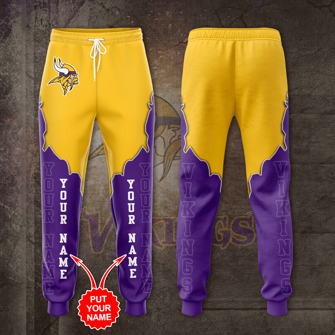 Personalized Minnesota Vikings Unisex Sweatpants For Fans SW10