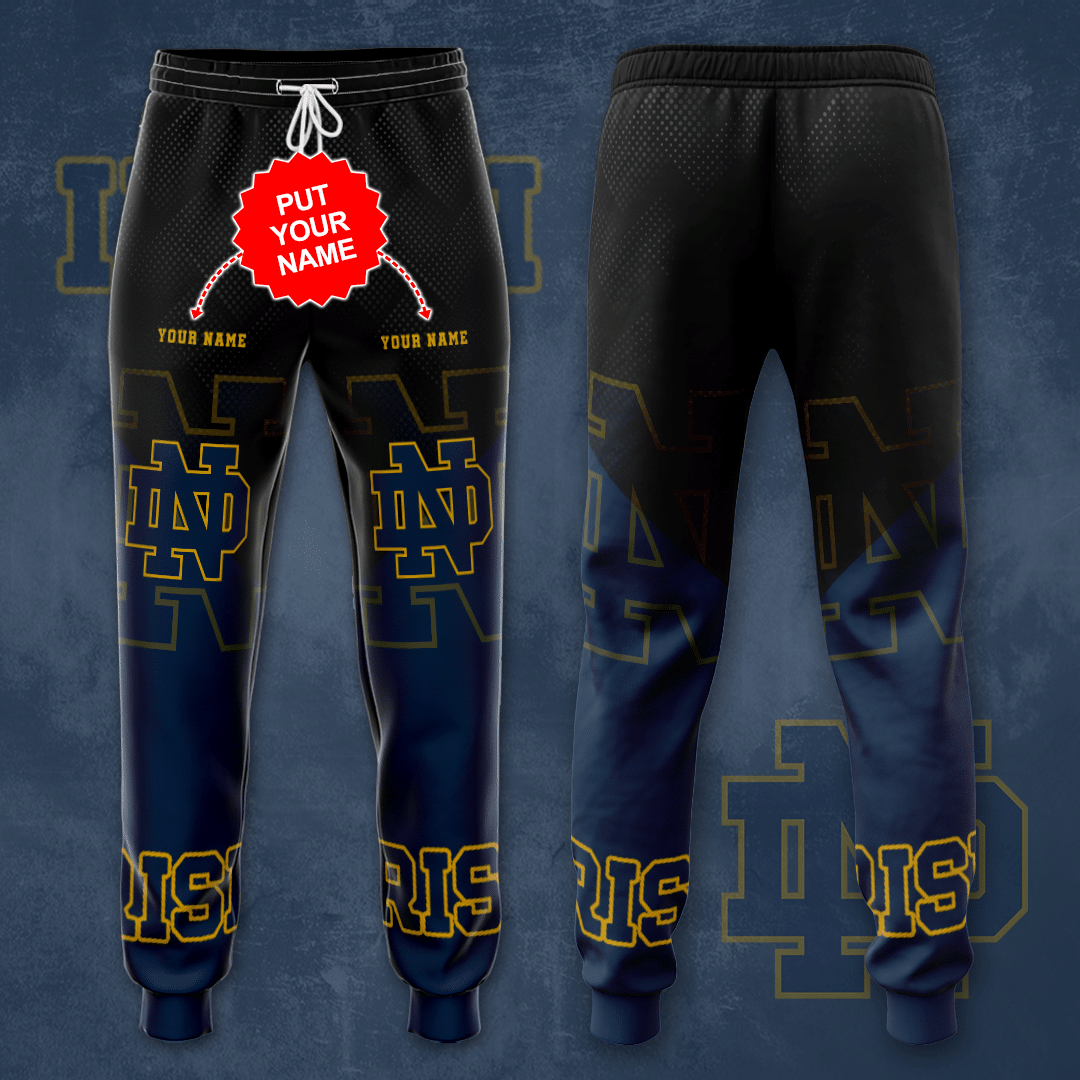 Personalized Notre Dame Fighting Irish Unisex Sweatpants For Fans SW292
