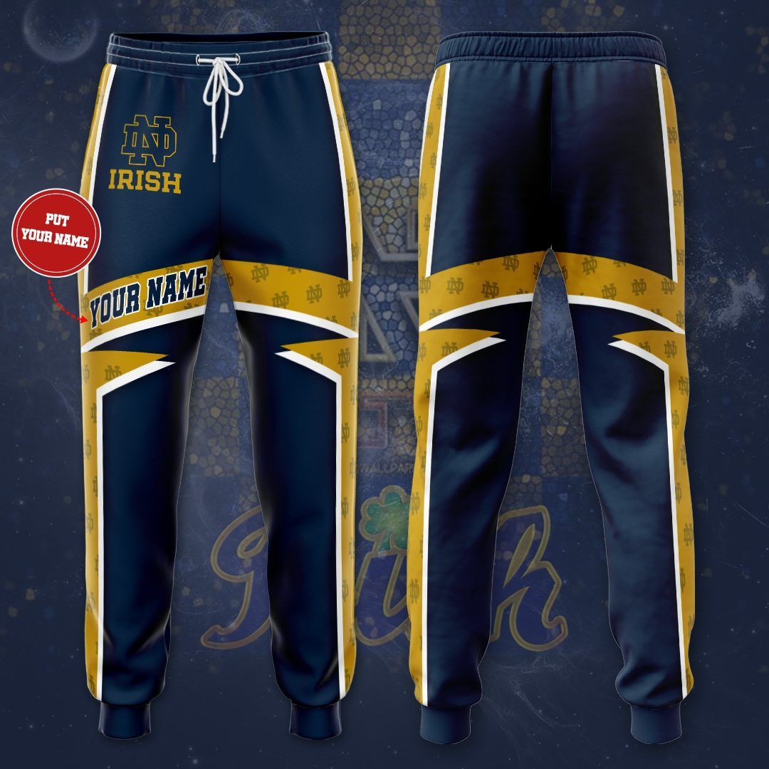 Personalized Notre Dame Fighting Irish Unisex Sweatpants For Fans SW296