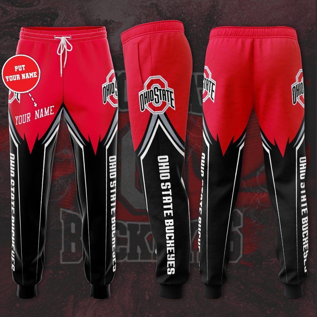 Personalized Ohio State Buckeyes Unisex Sweatpants For Fans SW198