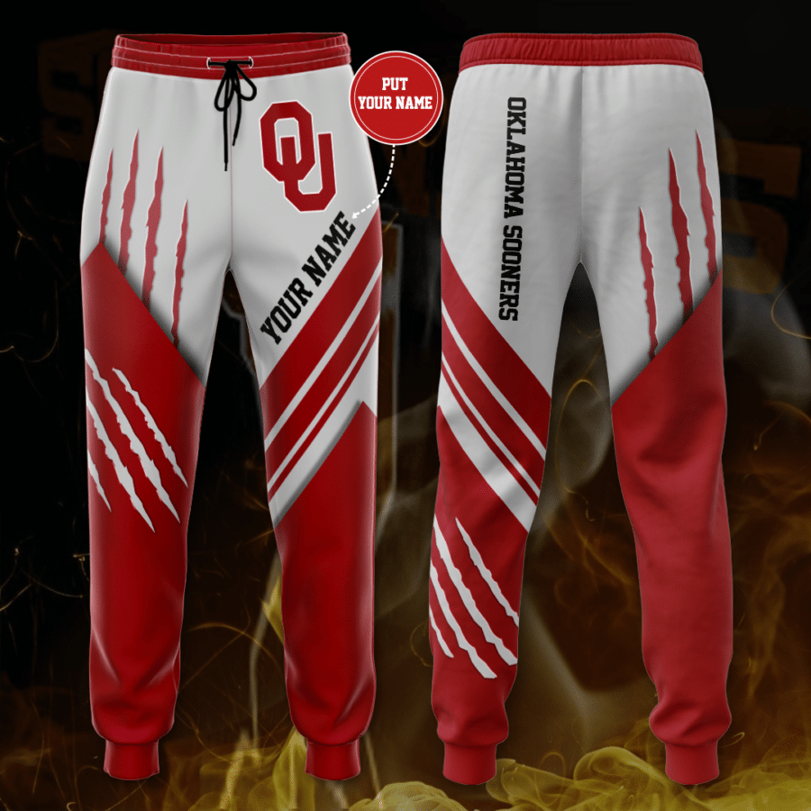 Personalized Oklahoma Sooners Unisex Sweatpants For Fans SW196