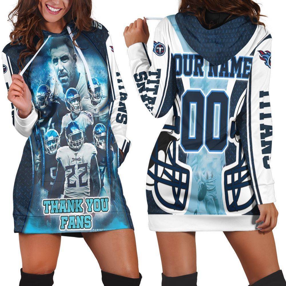Team Tennessee Titans Thank You Fans Afc South Division Champions Super Bowl 2021 Personalized Hoodie Dress