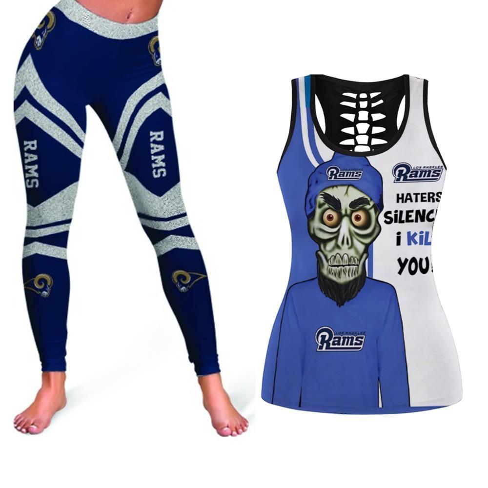 The Puppet Los Angeles Rams Haters I Kill You 3D Tanktop Legging Set Gift For Los Angeles Rams Fans 11