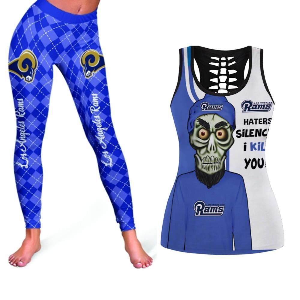 The Puppet Los Angeles Rams Haters I Kill You 3D Tanktop Legging Set Gift For Los Angeles Rams Fans 7