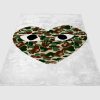 Bape Comme Army Fleece Blanket Sherpa Blanket