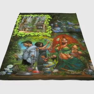 Batman & Demon A Tragedy Fleece Blanket Sherpa Blanket