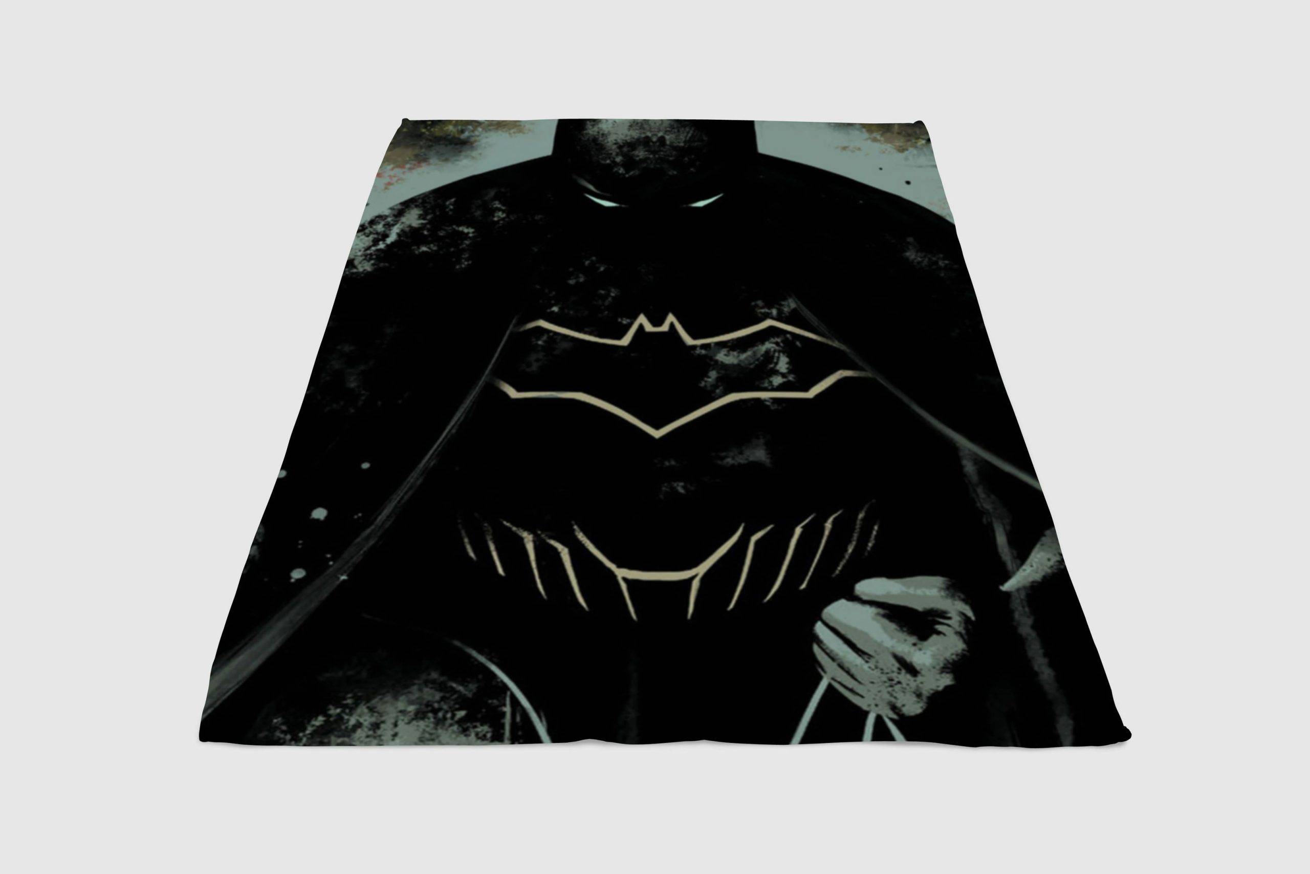 Black And White Batman Fleece Blanket Sherpa Blanket We sell presents