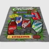 Coca-Cola Wallpaper Fleece Blanket Sherpa Blanket