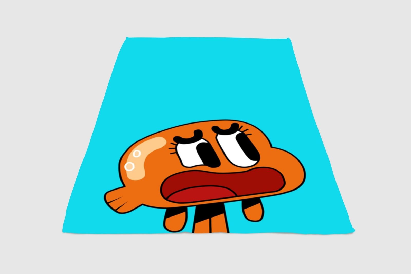 Darwin-Watterson-The-Amazing-World-Of-Gumball-Fleece-Blanket-Sherpa-Blanket Darwin Watterson The Amazing World Of Gumball Fleece Blanket Sherpa Blanket