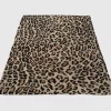 Leopard Wallpaper Fleece Blanket Sherpa Blanket