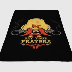 Looney Tunes Wallpaper Fleece Blanket Sherpa Blanket