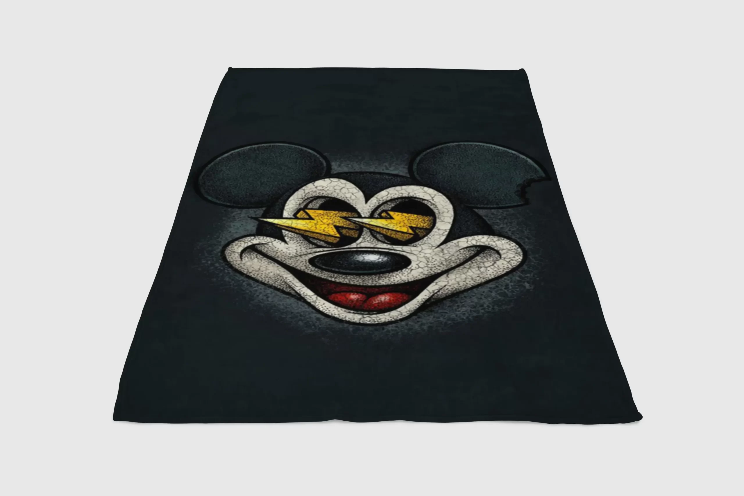 Mickey-Mouse-Lowbrow-Fleece-Blanket-Sherpa-Blanket Mickey Mouse Lowbrow Fleece Blanket Sherpa Blanket