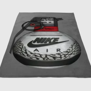 Nike Bom Wallpaper Fleece Blanket Sherpa Blanket