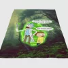Rick And Morty Wallpaper 2 Fleece Blanket Sherpa Blanket