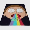 Rick Et Morty Wallpaper Fleece Blanket Sherpa Blanket