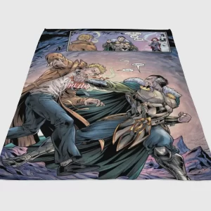 Super Hero Comics Fleece Blanket Sherpa Blanket