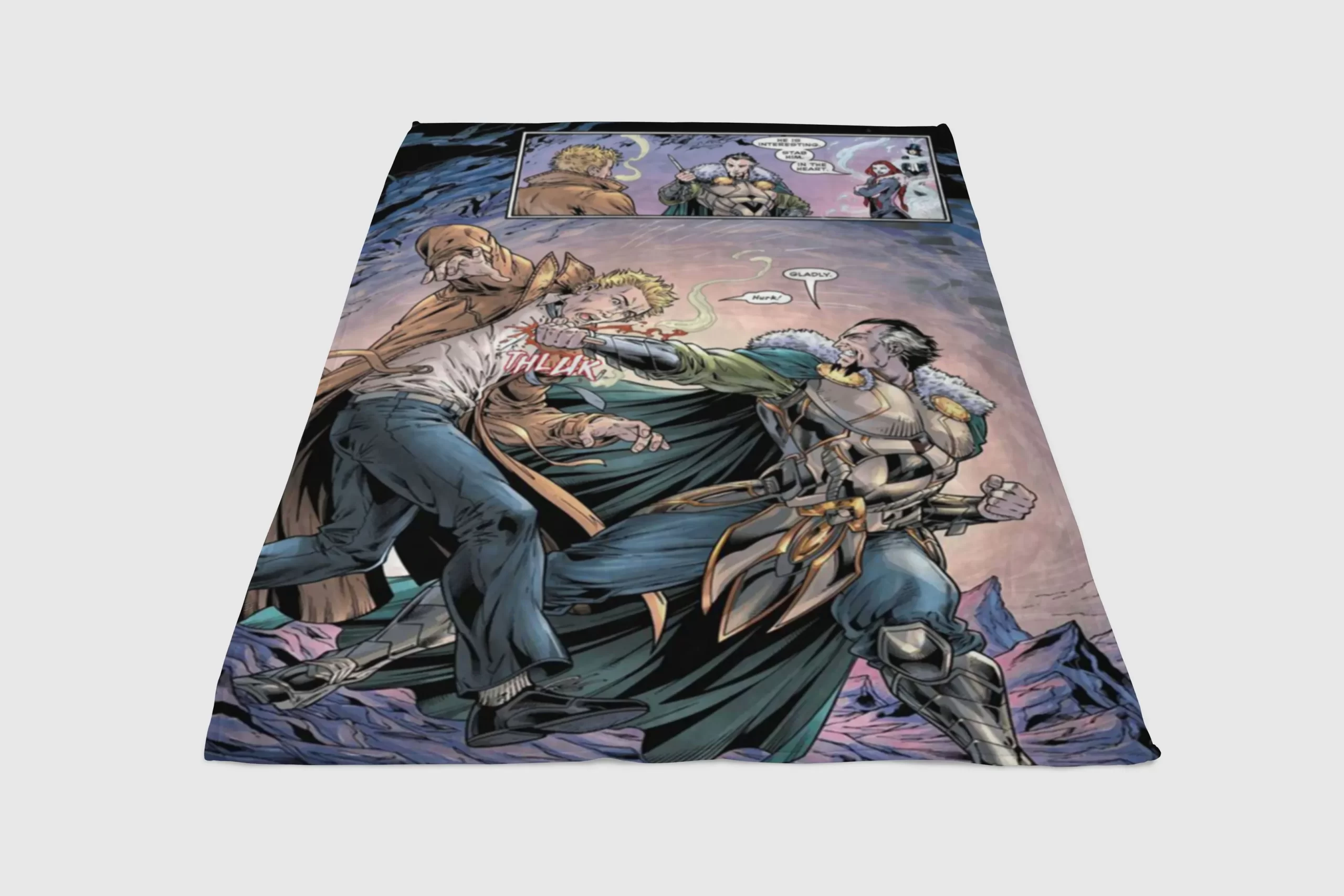 Super-Hero-Comics-Fleece-Blanket-Sherpa-Blanket Super Hero Comics Fleece Blanket Sherpa Blanket
