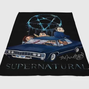 Supernatural Wallpapers Fleece Blanket Sherpa Blanket