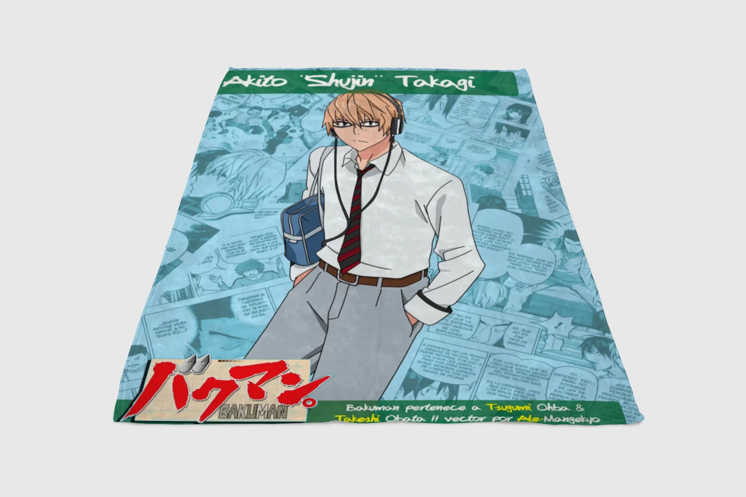 Takagi-Akito-Character-Sheet-Fleece-Blanket-Sherpa-Blanket Takagi Akito Character Sheet Fleece Blanket Sherpa Blanket