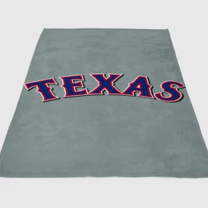 Texas Rangers Fleece Blanket Sherpa Blanket