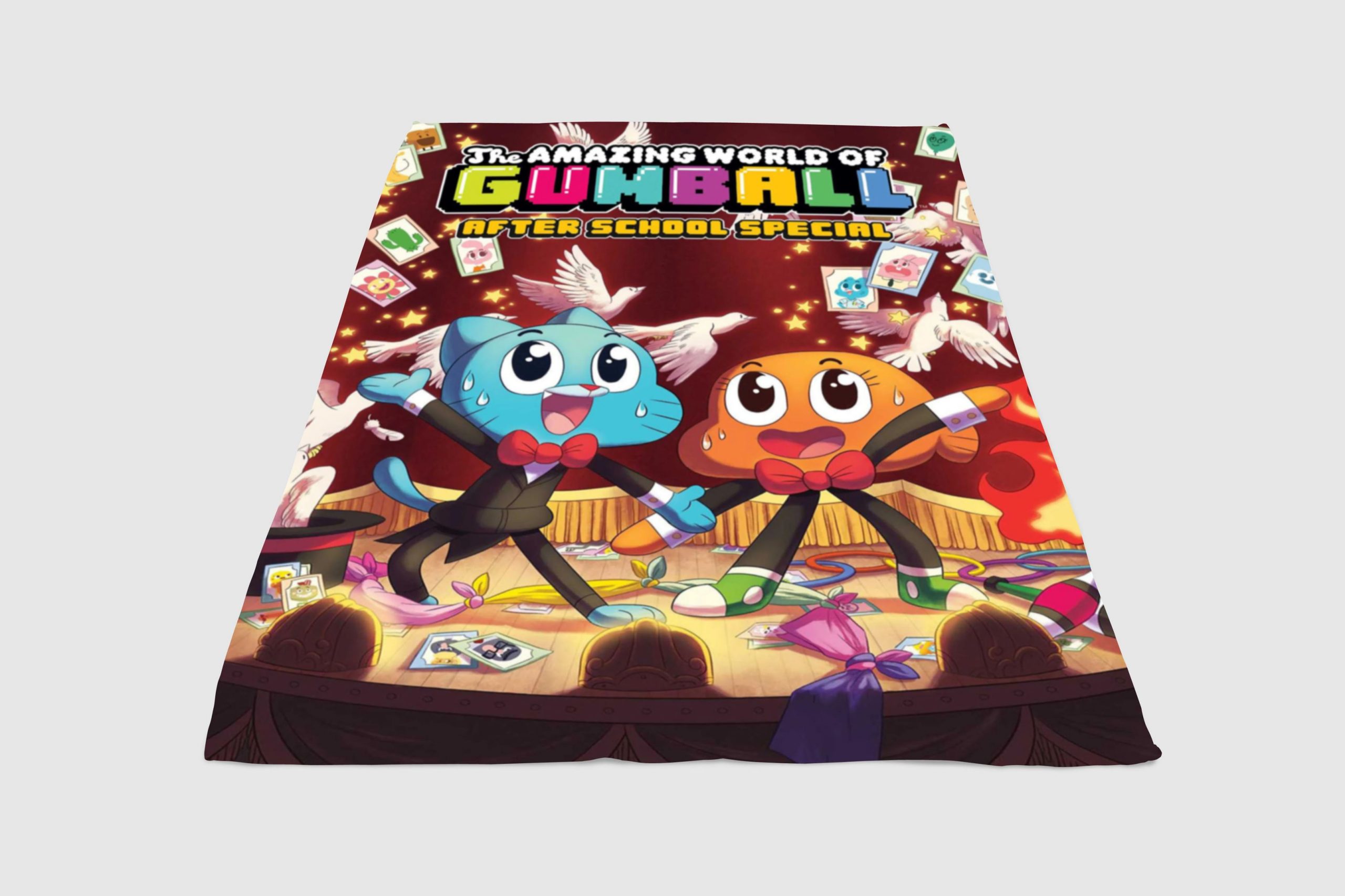 The-Amazing-World-Of-Gumball-After-School-Special-Fleece-Blanket-Sherpa-Blanket The Amazing World Of Gumball After School Special Fleece Blanket Sherpa Blanket