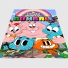 The Amazing World Of Gumball Happy Fleece Blanket Sherpa Blanket