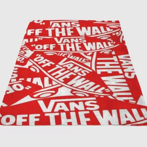 Vans Logo Fleece Blanket Sherpa Blanket