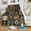 Vegas Golden Knights Fleece Fleece Blanket Sherpa Blanket
