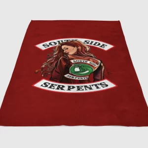 Wallpaper Cheryl Blossom Riverdale Fleece Blanket Sherpa Blanket