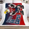 Washington Capitals Sherpa Fleece Fleece Blanket Sherpa Blanket