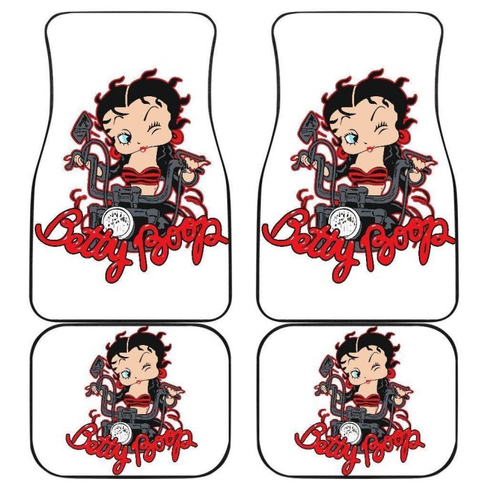 Betty Boop Car Floor Mats - Betty Boop Cartoon Car Floor Mats Fan Gift