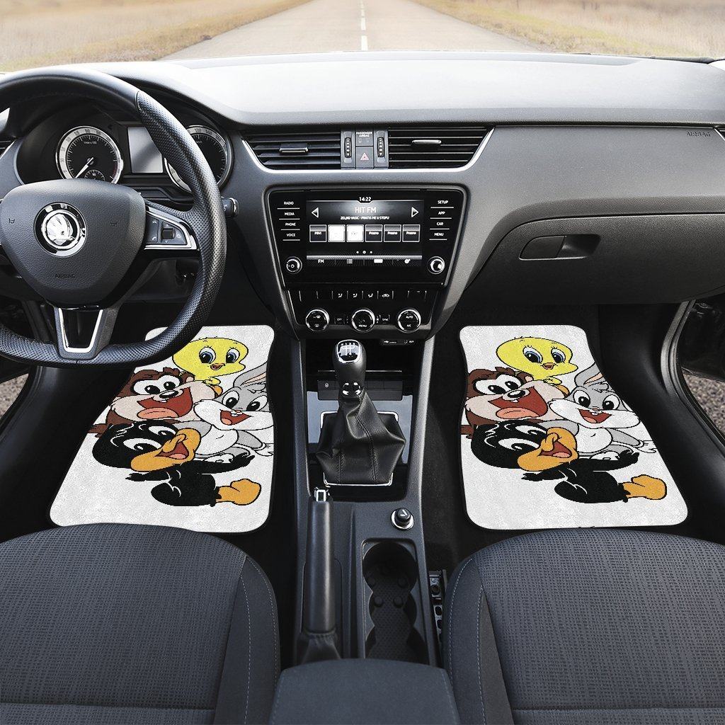 Cuties-Baby-Animal-Looney-Tunes-in-white-theme-Car-Floor-Mats-191018-1
