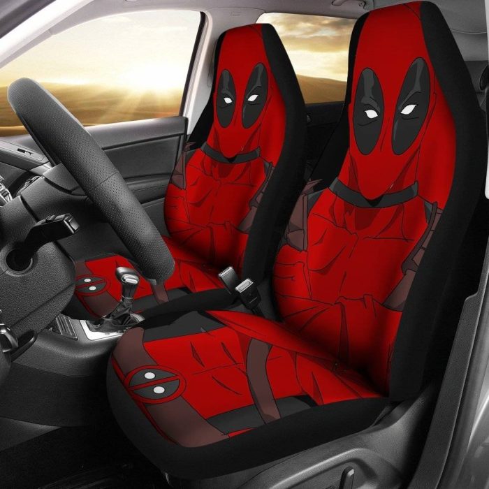 Deadpool Cartoon MV Car Seat Covers - Car Accessories