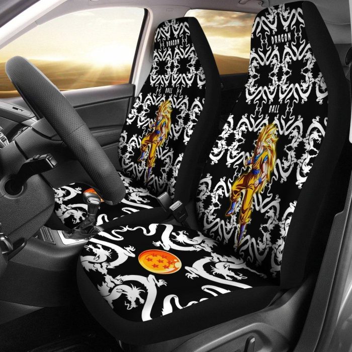 Dragon Ball Anime Car Seat Covers - Car Accessories - DB Goku Dragon Patterns Seat Covers