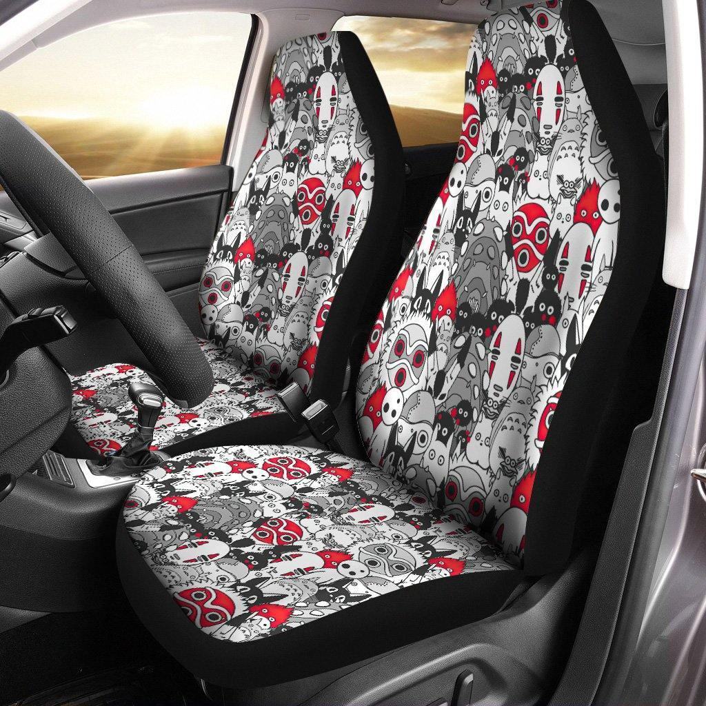 Ghibli-Characters-Anime-Car-Seat-Covers-Car-Accessories Ghibli Characters Anime Car Seat Covers - Car Accessories