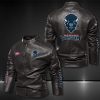 Howard Bison Motor Collar Leather Jacket For Biker Racer