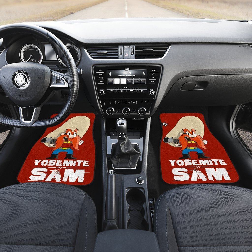 Looney-Tunes-Car-Floor-Mats-World-Of-Mayhem-Yosemite-Bullet-Sign-1