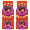Looney Tunes Car Floor Mats World Of Mayhem Yosemite Shut Up Now Bullet Sign