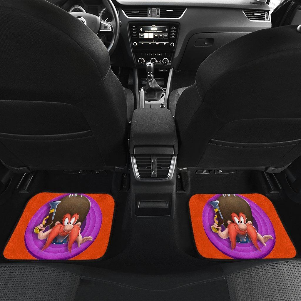 Looney-Tunes-Car-Floor-Mats-World-Of-Mayhem-Yosemite-Shut-Up-Now-Bullet-Sign-4