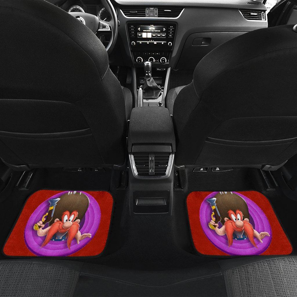 Looney-Tunes-Car-Floor-Mats-World-Of-Mayhem-Yosemite-Shut-Up-Now-Bullet-Sign-4