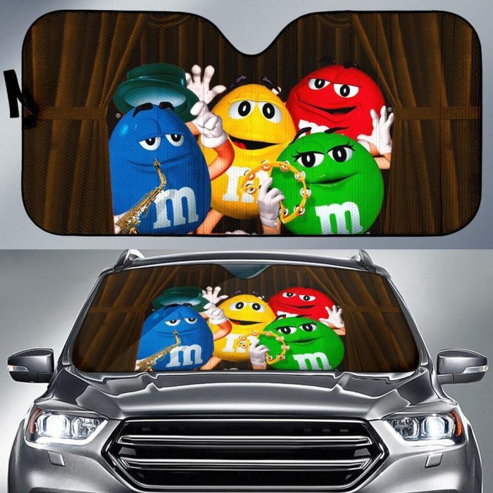 M&M Chocolate Band Auto Sun Shades