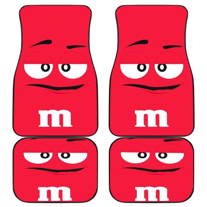 M&M Red Chocolate Car Floor Mats MMCFM01