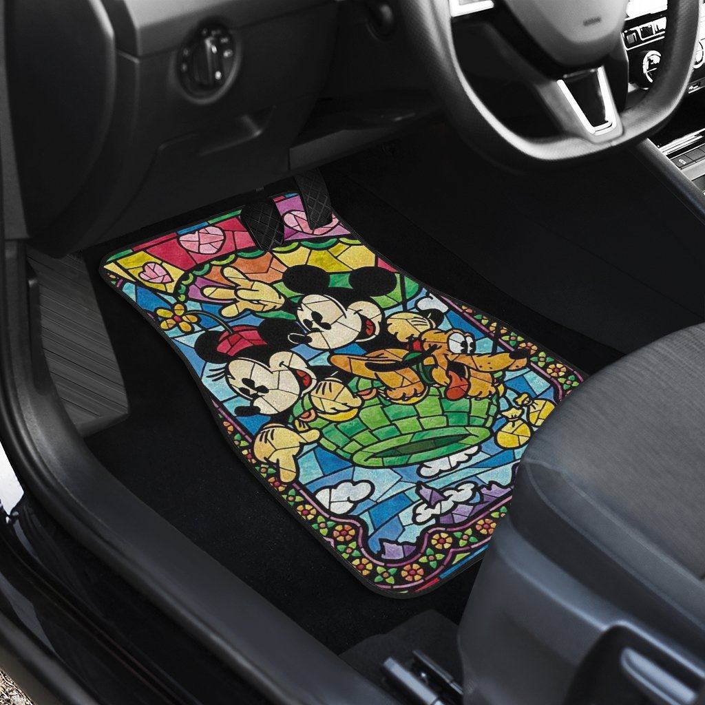Mickey-Minnie-Mosaic-Art-Car-Floor-Mats-Cartoon-MKCFM06-2