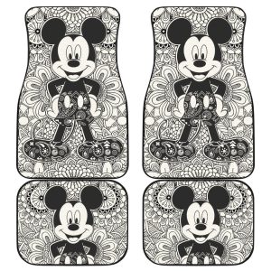 Mickey Mouse Car Floor Mats Disney Cartoon Fan Gift MKCFM05