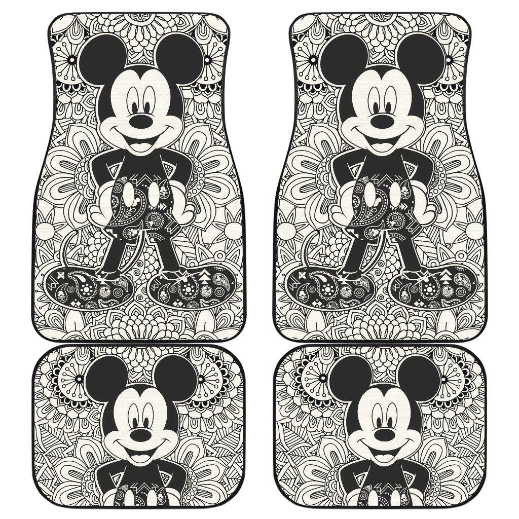 Mickey-Mouse-Car-Floor-Mats-Disney-Cartoon-Fan-Gift-MKCFM05 Mickey Mouse Car Floor Mats Disney Cartoon Fan Gift MKCFM05