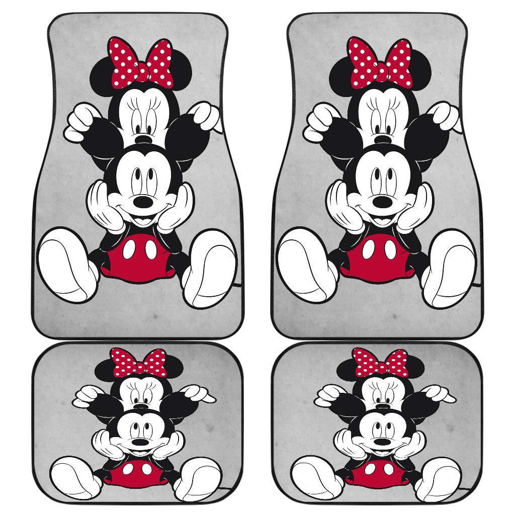Mickey-and-Minnie-Cute-Vintage-Car-Floor-Mats-Cartoon-MKCFM01 Mickey and Minnie Cute Vintage Car Floor Mats Cartoon MKCFM01