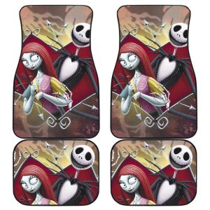 Nightmare Before Christmas Car Floor Mats - Jack And Sally Car Floor Mats Nightmare Before Christmas NBCFM24